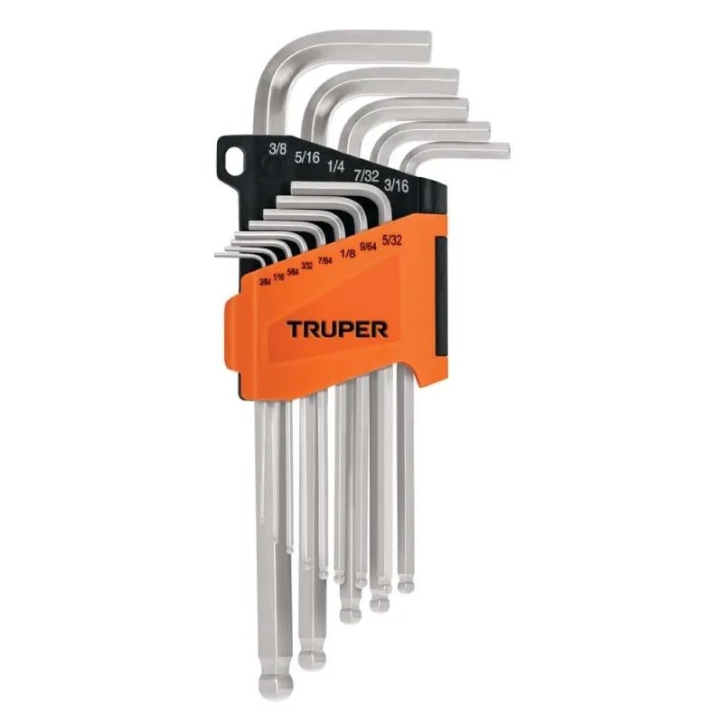 [13645] JUEGO DE LLAVES ALLEN 13 PIEZAS TRUPER